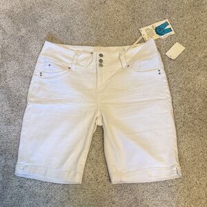 Royalty For Me White Women's Bermudas